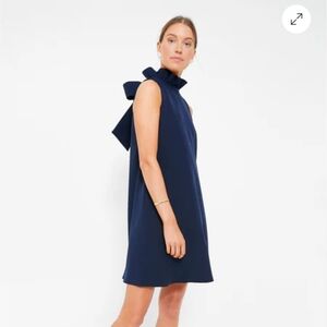 Elegant Navy Sleeveless Dress